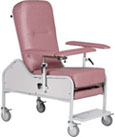 Reclining Treatment Chair with Traveling Arms